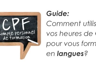 Compte Personnel de Formation (CPF)