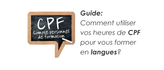 Compte Personnel de Formation (CPF)