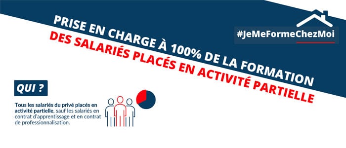 Covid-19 : l’État encourage et finance à 100 % la formation des salariés en activité partielle.