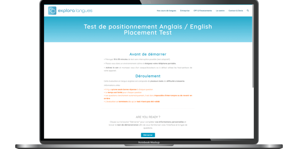 test cours anglais nice 2026 | | Formations anglais entreprise à Nice